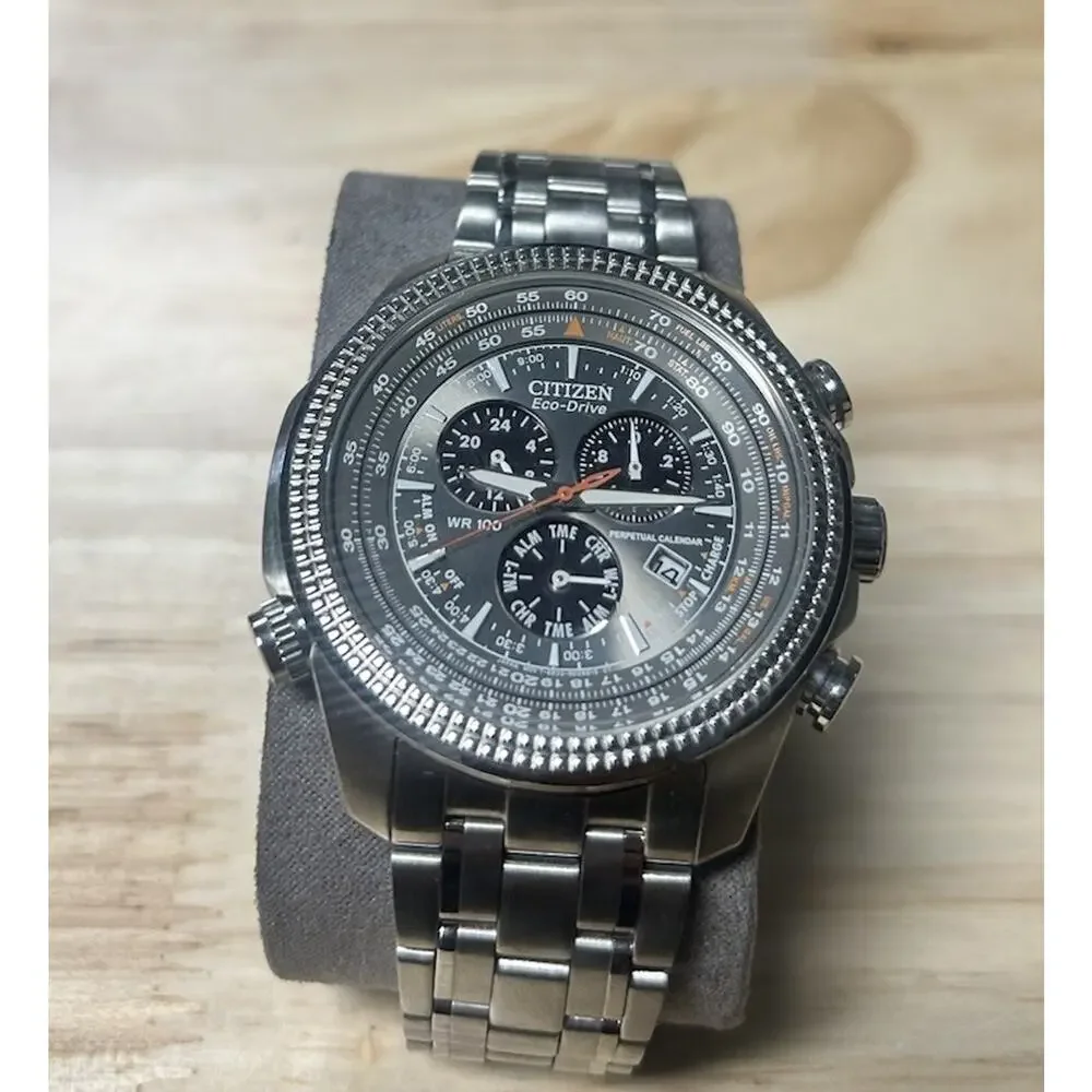 Citizen BL5400-52A Eco-Drive Chronograph Perpetual Calendar Men's Watch